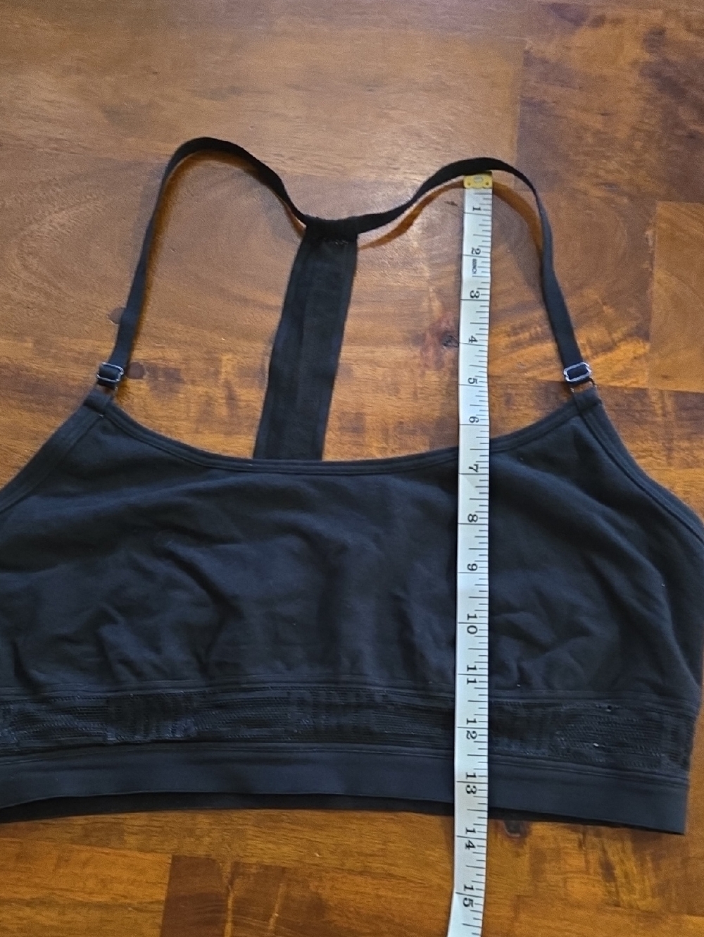 PINK Victoria's Secret Black Racerback Bralette Size Large - Picture 8 of 8